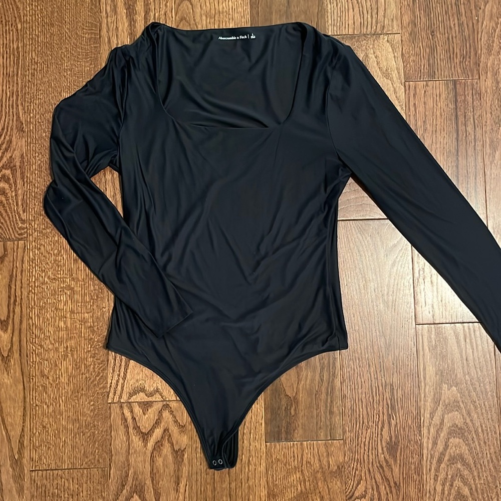 Abercrombie square neck soft matte body suit